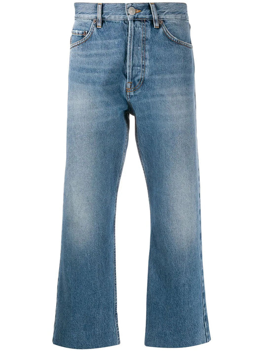 Ropped Straight Leg Jeans by Balenciaga - bottegalusso: Premier Destination for Modern Luxury Menswear