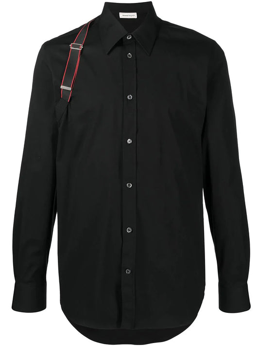 Shoulder Brace Detail Shirt by Alexander McQueen - bottegalusso: Premier Destination for Modern Luxury Menswear