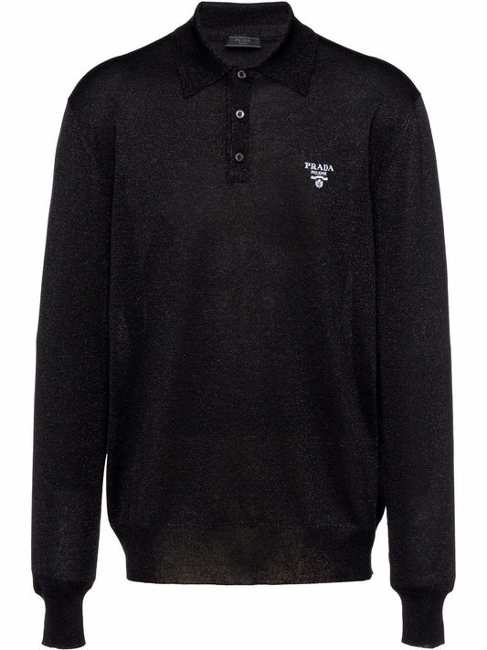 Knitted Polo Shirt by Prada - bottegalusso: Premier Destination for Modern Luxury Menswear