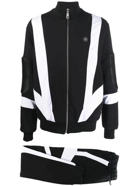 Panelled Tracksuit Set by Philipp Plein - bottegalusso: Premier Destination for Modern Luxury Menswear