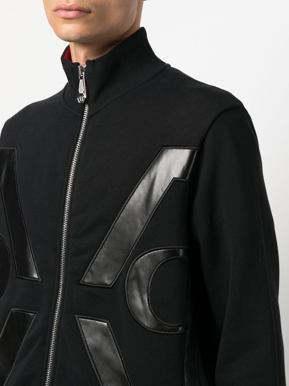 hexagon zip jacket tracksuit by philipp plein - bottegalusso: premier destination for modern luxury menswear