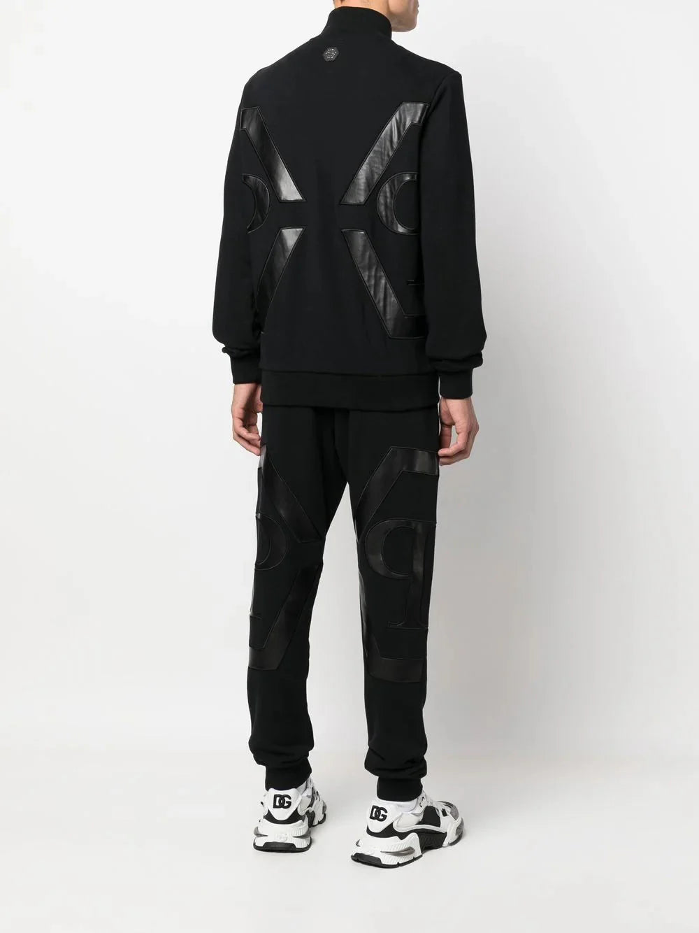 hexagon zip jacket tracksuit by philipp plein - bottegalusso: premier destination for modern luxury menswear