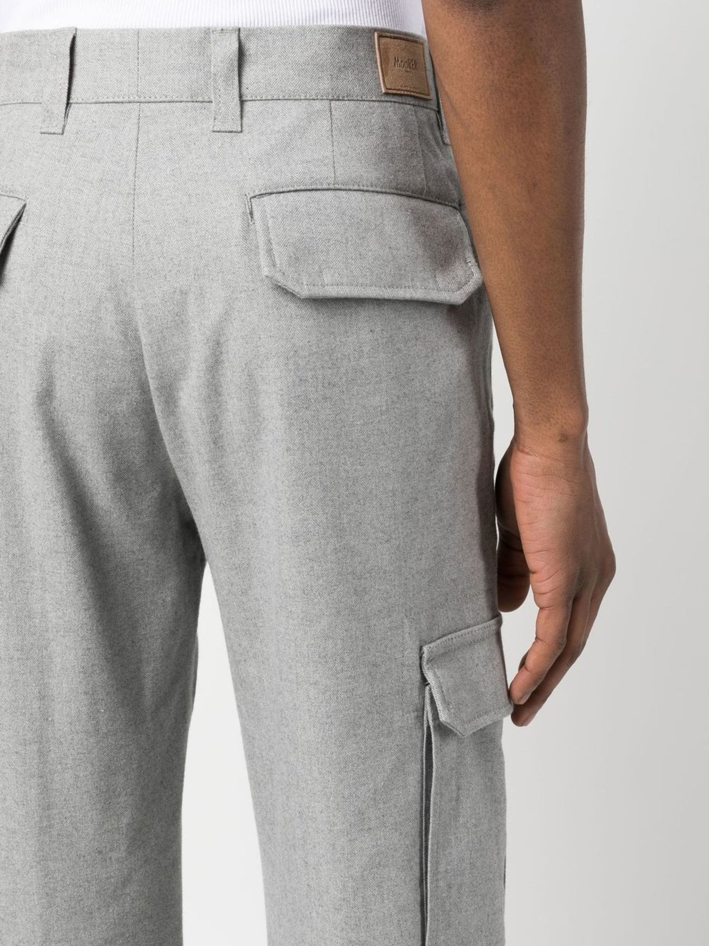 stretch cotton cargo pants by moorer - bottegalusso: premier destination for modern luxury menswear