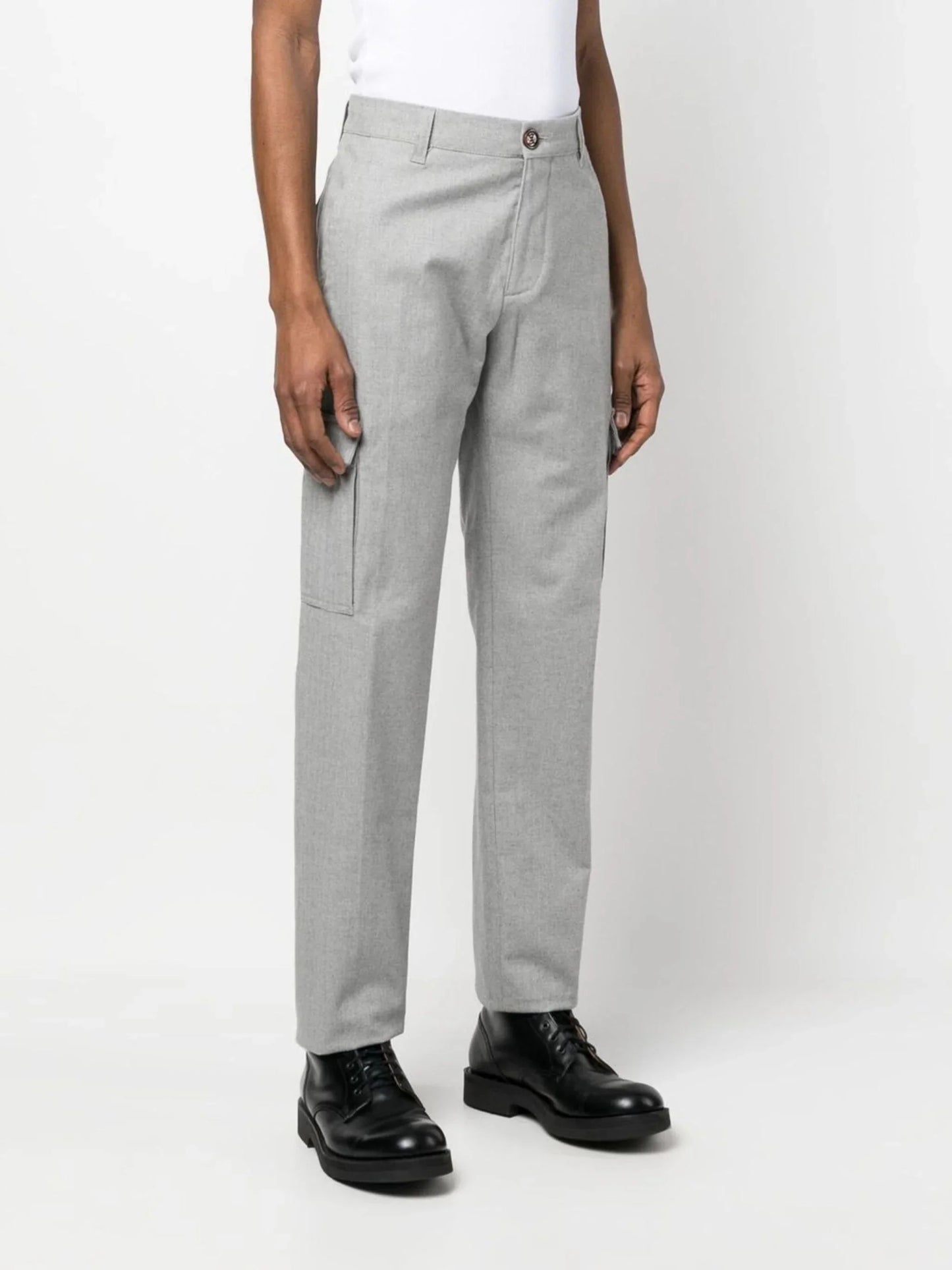 stretch cotton cargo pants by moorer - bottegalusso: premier destination for modern luxury menswear