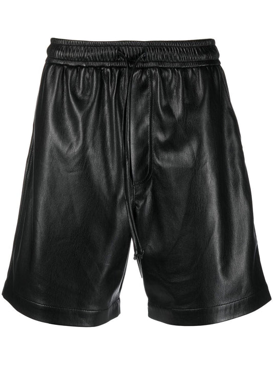 Faux Leather Track Shorts by Nanushka - bottegalusso: Premier Destination for Modern Luxury Menswear