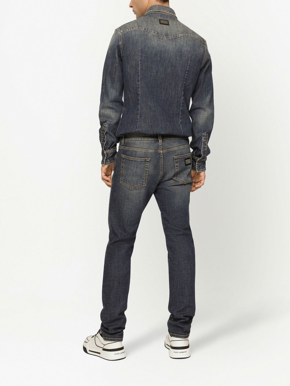 slim fit jeans by dolce & gabbana - bottegalusso: premier destination for modern luxury menswear