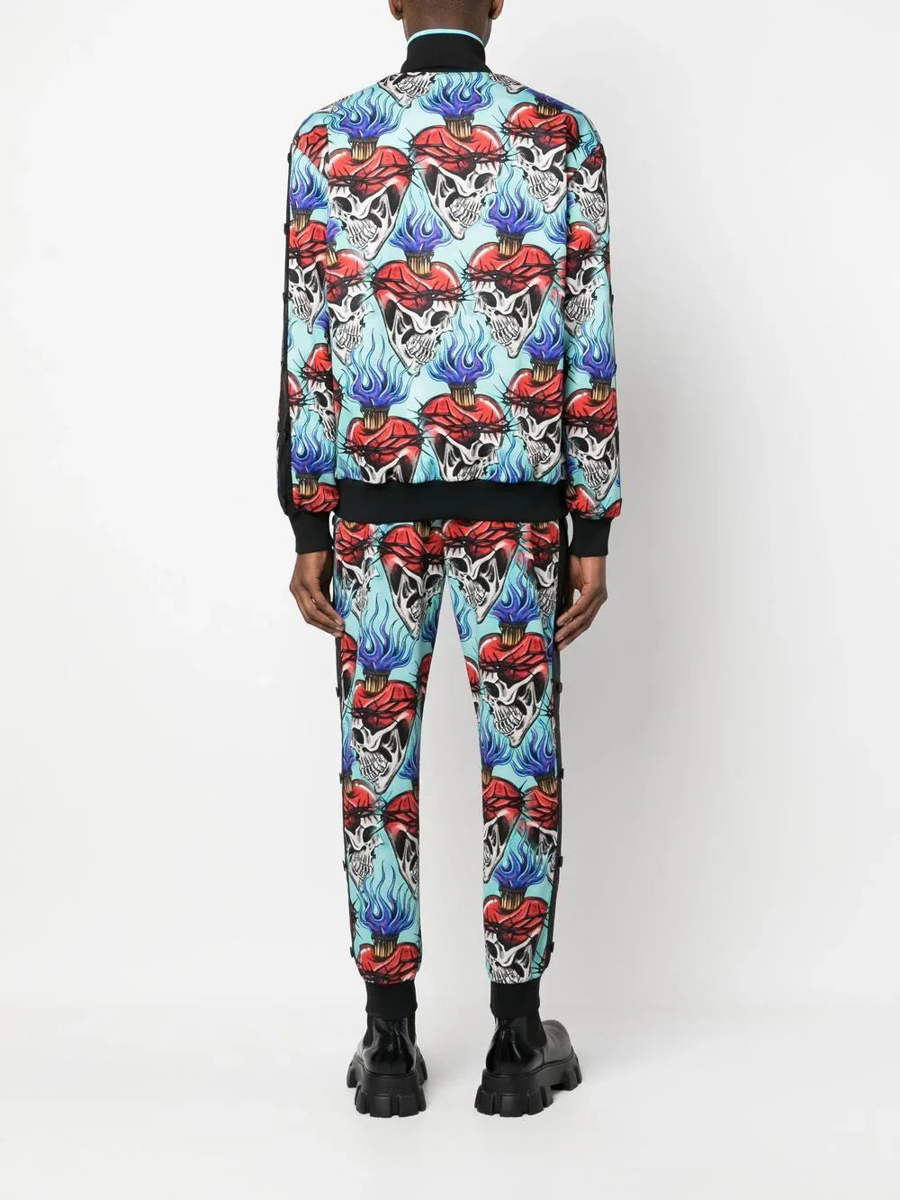 graphic print tracksuit by philipp plein - bottegalusso: premier destination for modern luxury menswear