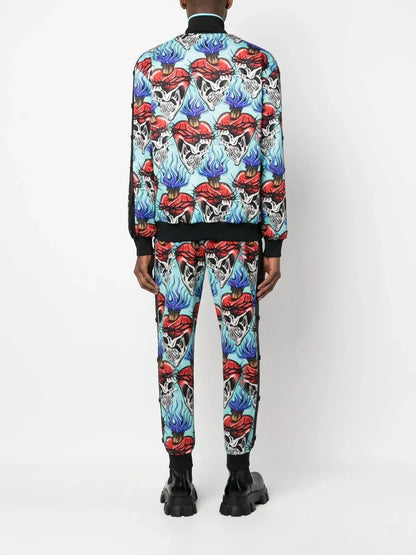 Graphic Print Tracksuit by Philipp Plein - bottegalusso: Premier Destination for Modern Luxury Menswear