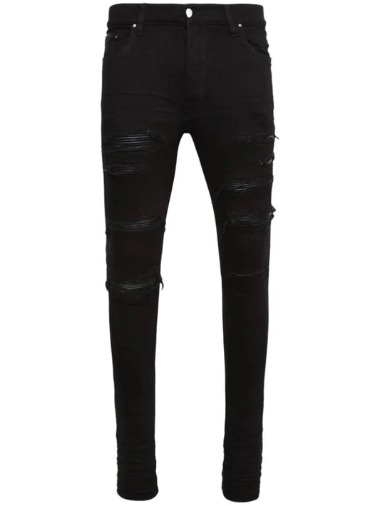 Thrasher Ripped Skinny Jeans by Amiri - bottegalusso: Premier Destination for Modern Luxury Menswear