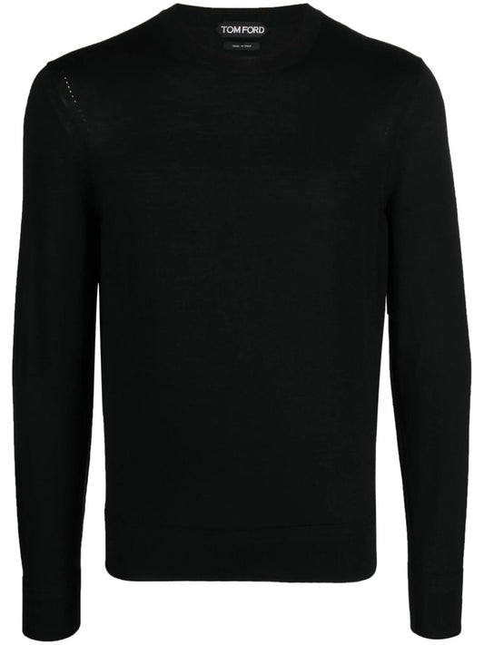 Fine Knit Wool Jumper by Tom Ford - bottegalusso: Premier Destination for Modern Luxury Menswear