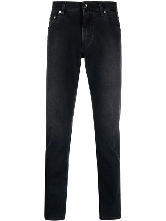 DG Essentials Slim Fit Jeans by Dolce & Gabbana - bottegalusso: Premier Destination for Modern Luxury Menswear