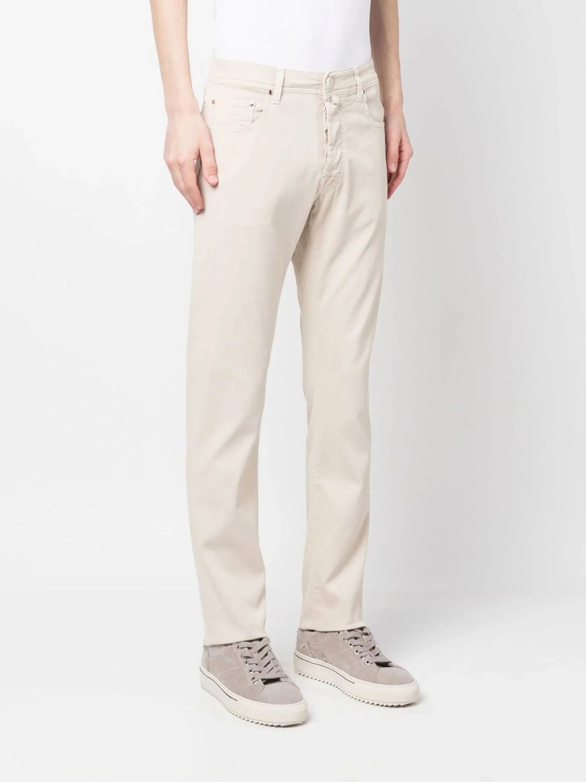 Textured Finish Straight Leg Pants by Jacob Cohën - bottegalusso: Premier Destination for Modern Luxury Menswear