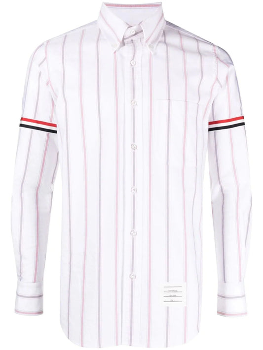 Vertical Stripe Pattern Cotton Shirt