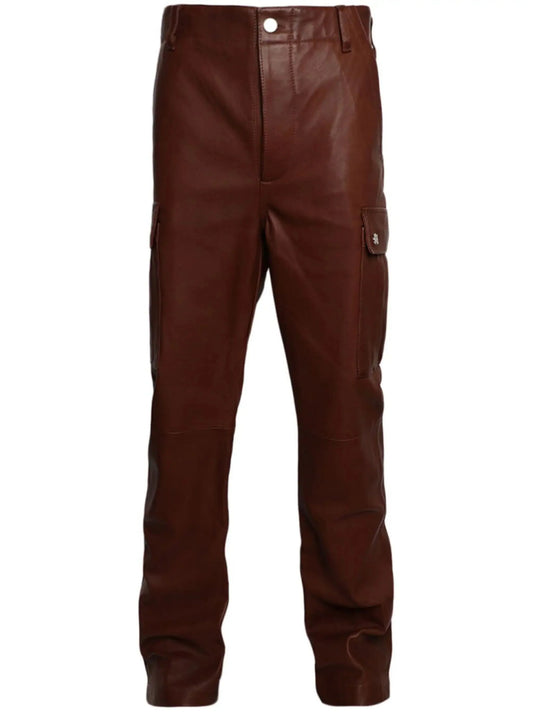 Flared Leather Cargo Pants by Amiri - bottegalusso: Premier Destination for Modern Luxury Menswear