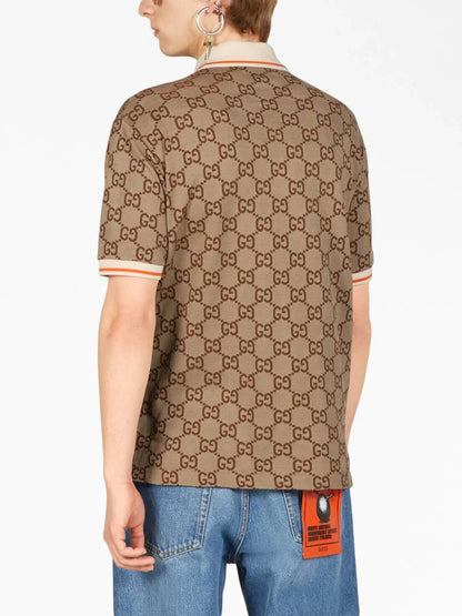 GG Short Sleeved Polo Shirt by Gucci - bottegalusso: Premier Destination for Modern Luxury Menswear