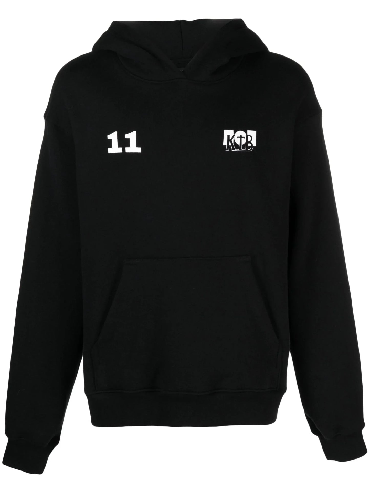 logo print hoodie by nahmias - bottegalusso: premier destination for modern luxury menswear