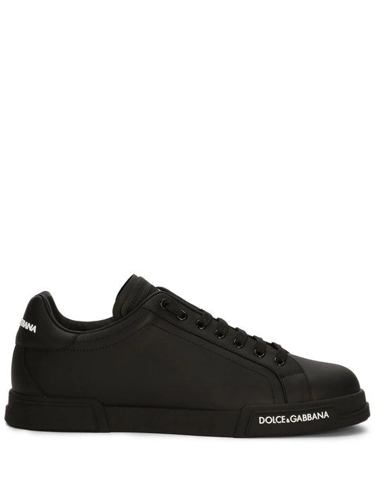 Logo Patch Low Top Sneakers by Dolce & Gabbana - bottegalusso: Premier Destination for Modern Luxury Menswear