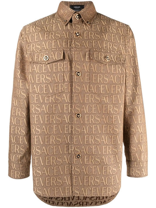 Versace Allover Jacquard Shirt