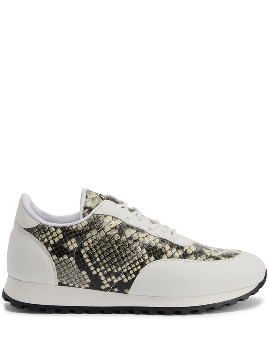 Jimi Running Python Print Sneakers by Giuseppe Zanotti - bottegalusso: Premier Destination for Modern Luxury Menswear