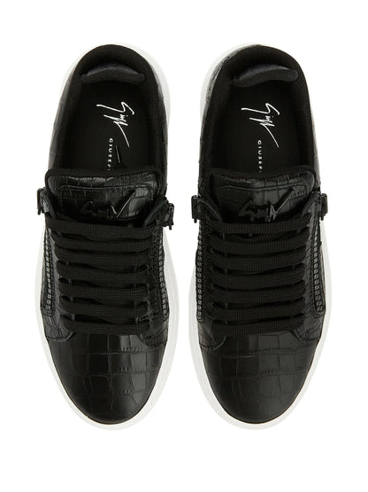 GZ94 Logo Lettering Sneakers by Giuseppe Zanotti - bottegalusso: Premier Destination for Modern Luxury Menswear