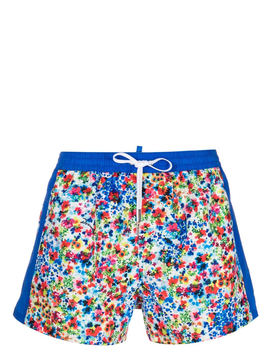 Floral Print Swim Shorts