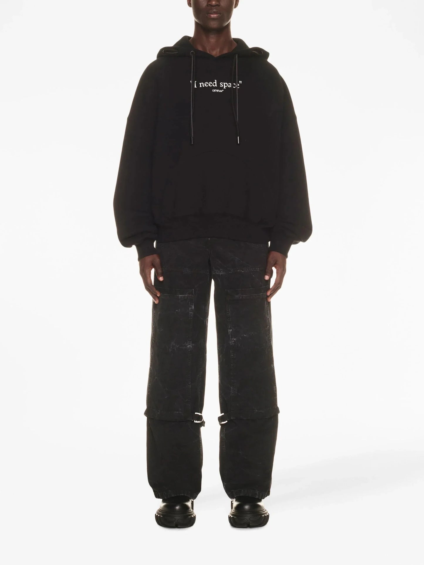 give me space hoodie by off-white - bottegalusso: premier destination for modern luxury menswear