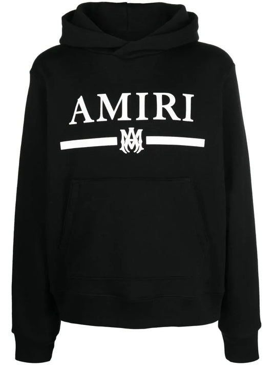 M.A. Bar Logo Print Hoodie by Amiri - bottegalusso: Premier Destination for Modern Luxury Menswear