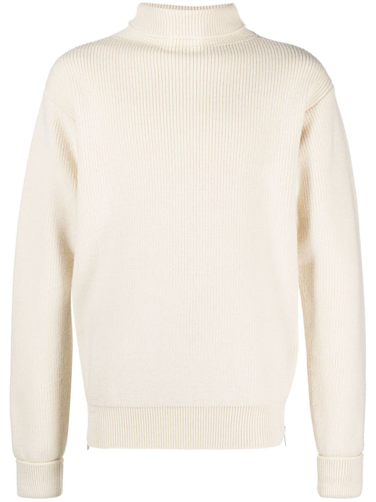 Roll Neck Wool Jumper by Jil Sander - bottegalusso: Premier Destination for Modern Luxury Menswear