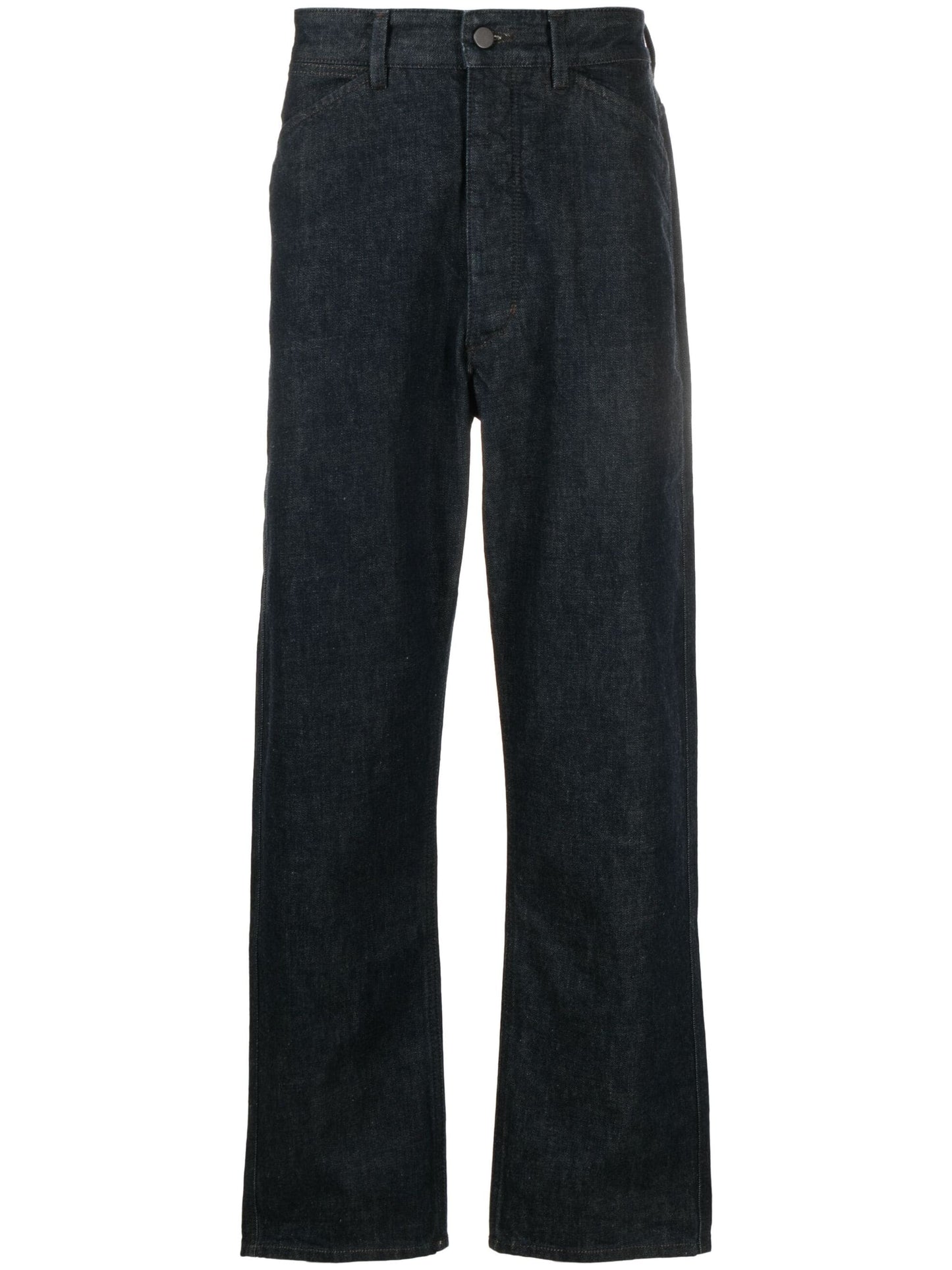 straight leg cut cotton jeans by lemaire - bottegalusso: premier destination for modern luxury menswear