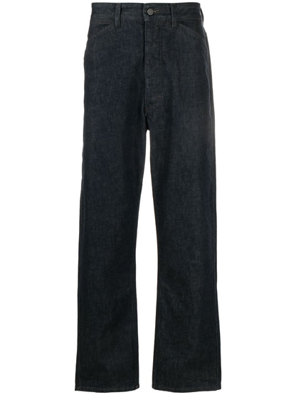 Straight Leg Cut Cotton Jeans by Lemaire - bottegalusso: Premier Destination for Modern Luxury Menswear