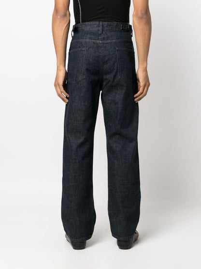 Straight Leg Cut Cotton Jeans by Lemaire - bottegalusso: Premier Destination for Modern Luxury Menswear