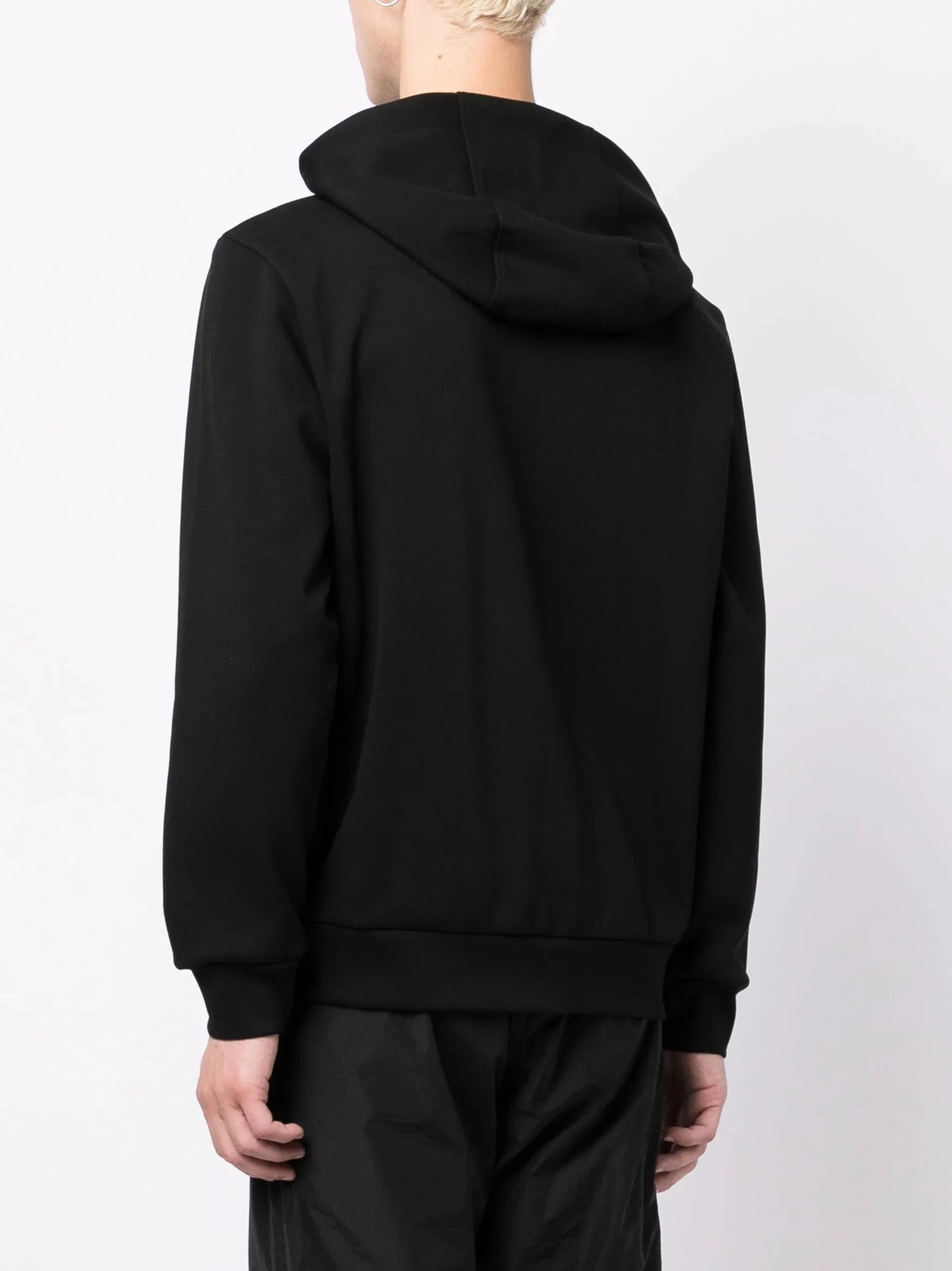 stripe detailing drawstring hoodie by boss - bottegalusso: premier destination for modern luxury menswear