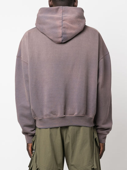 Desert Logo Print Cotton Hoodie by Rhude - bottegalusso: Premier Destination for Modern Luxury Menswear