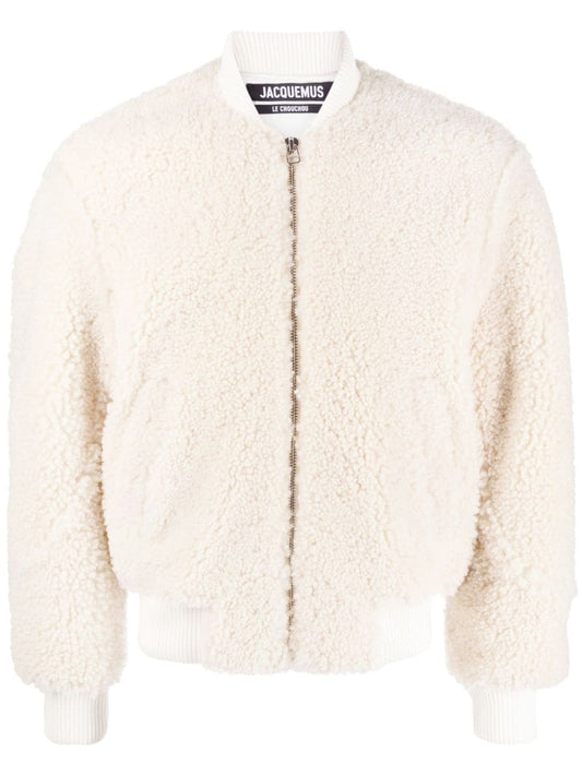 Le Blouson Pilou Shearling Bomber Jacket by Jacquemus - bottegalusso: Premier Destination for Modern Luxury Menswear