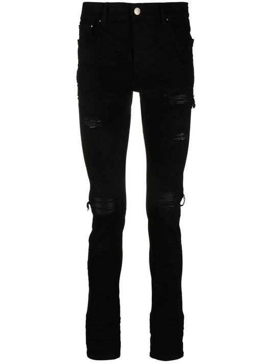 Distressed Skinny Cut Jeans by Amiri - bottegalusso: Premier Destination for Modern Luxury Menswear