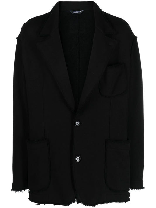 Single Breasted Jersey Jacket by Dolce & Gabbana - bottegalusso: Premier Destination for Modern Luxury Menswear