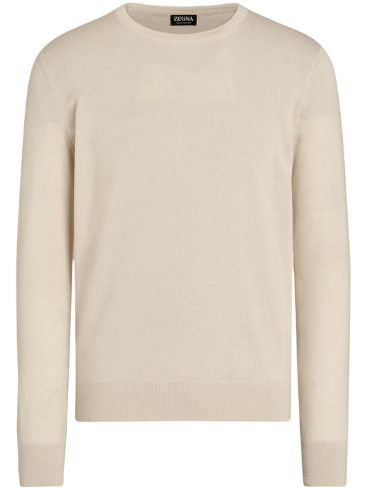 Fine Knit Crew Neck Jumper by Zegna - bottegalusso: Premier Destination for Modern Luxury Menswear