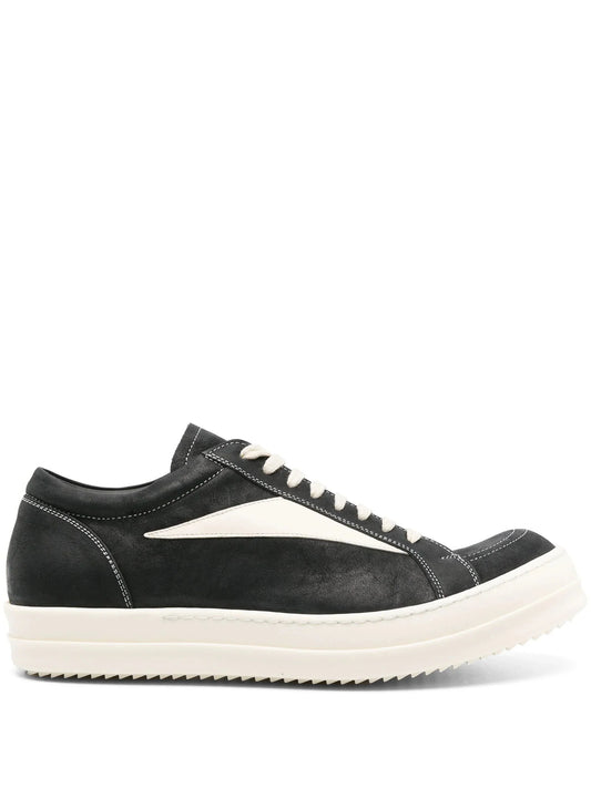 Lace Up Leather Sneakers by Rick Owens - bottegalusso: Premier Destination for Modern Luxury Menswear