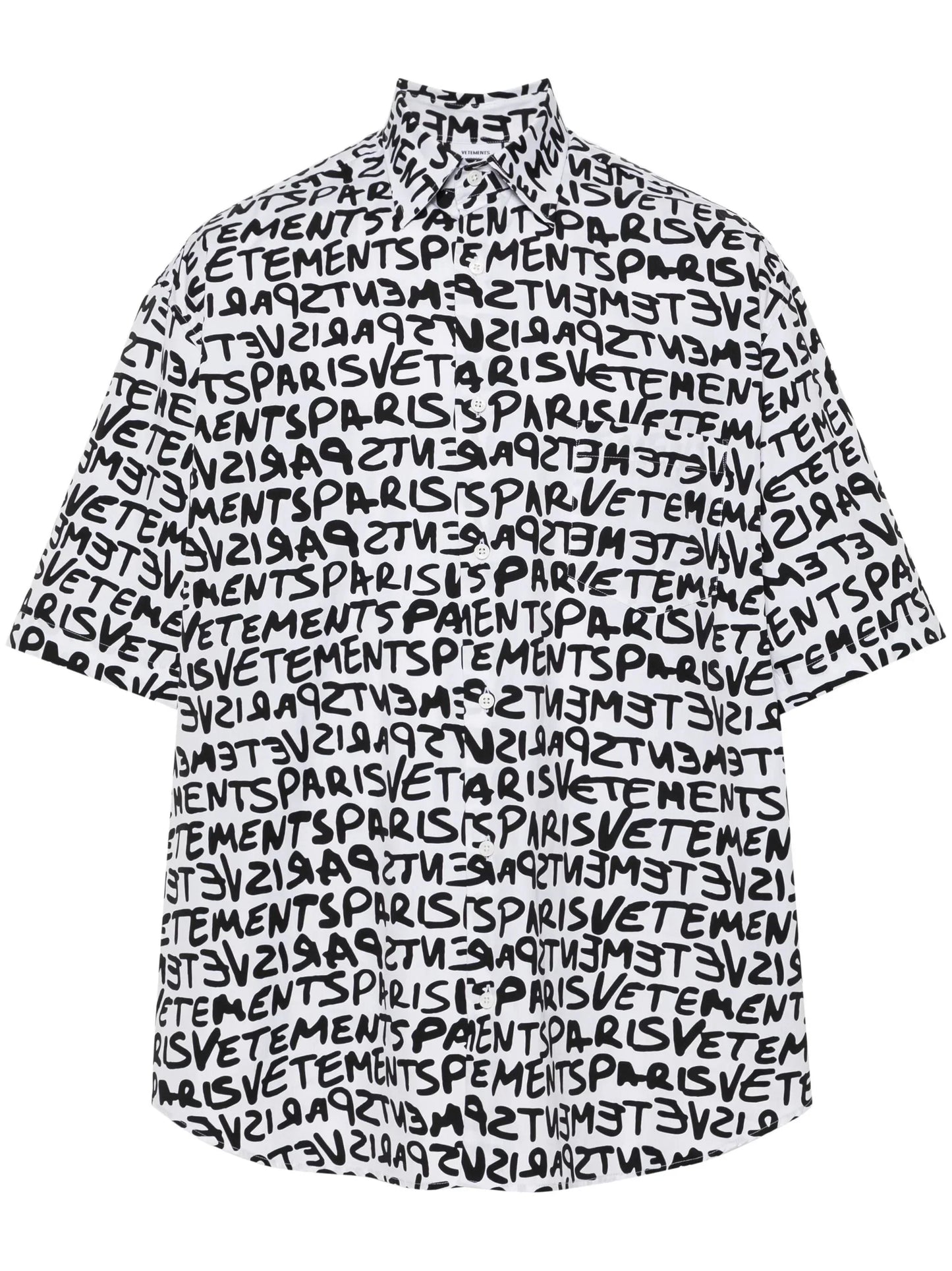 logo print shirt