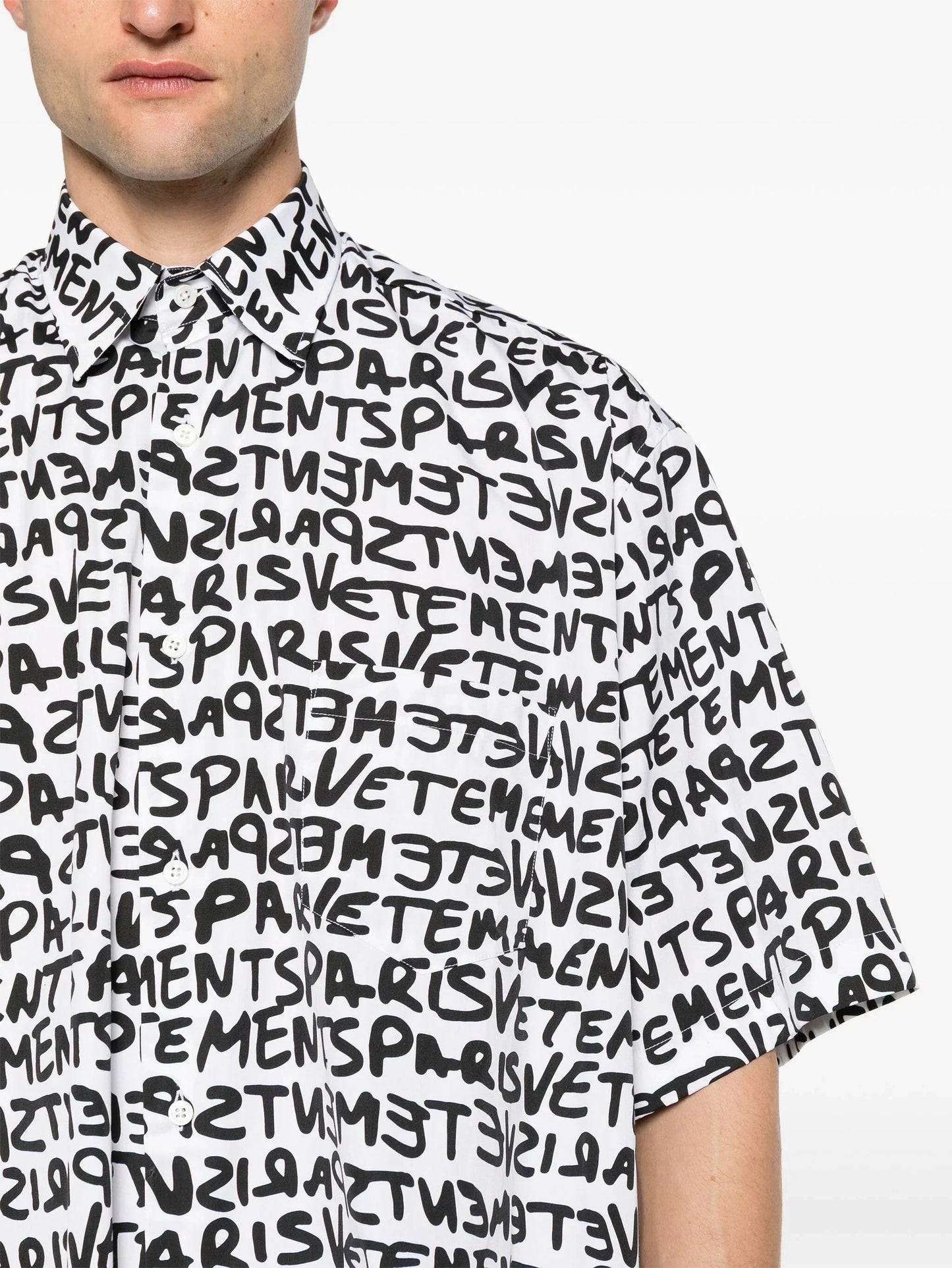 logo print shirt