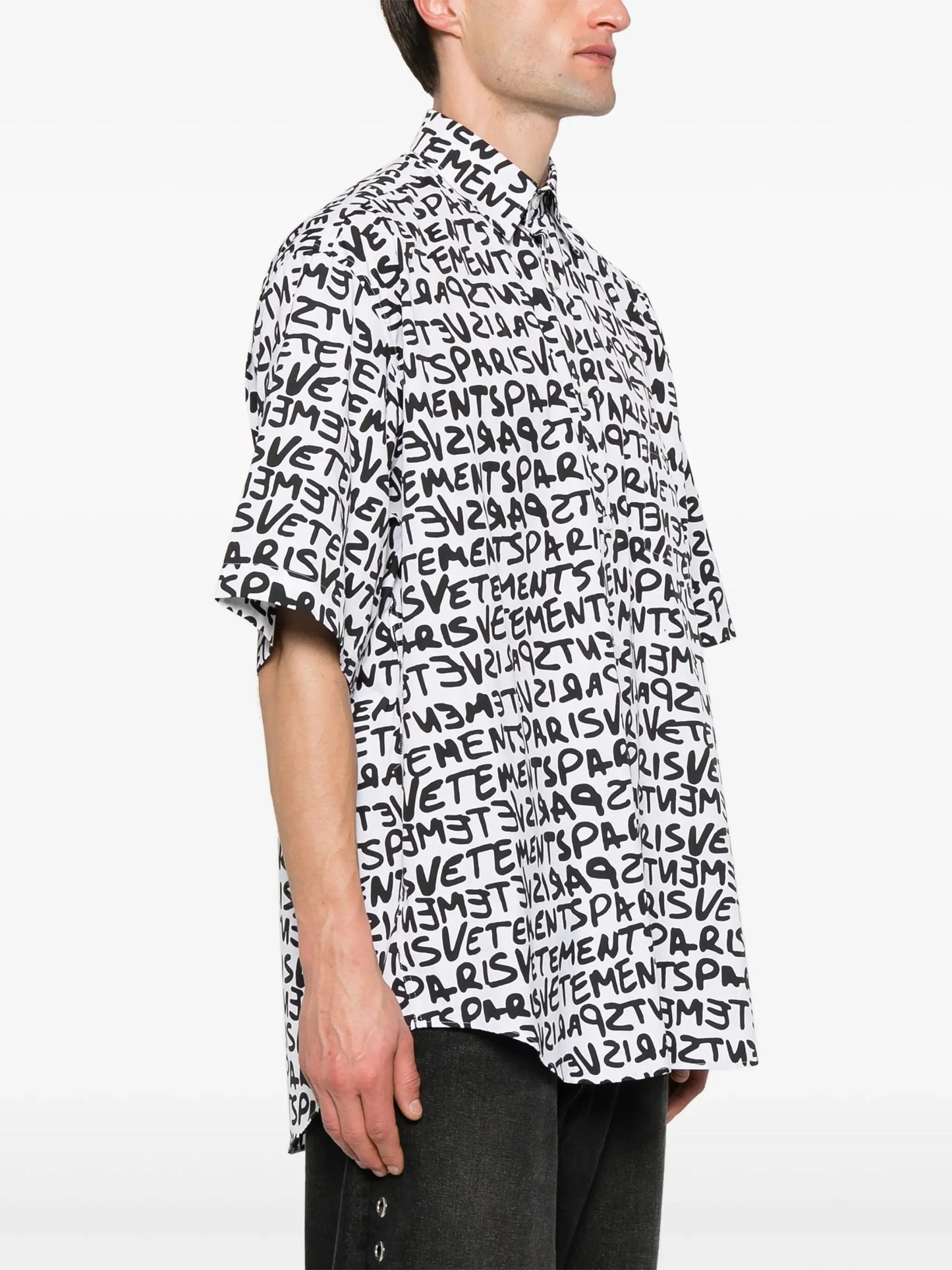 logo print shirt