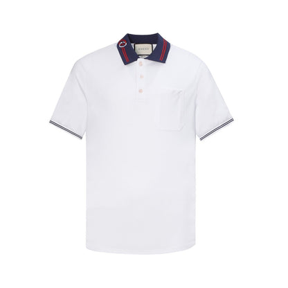 Cotton Piquet Polo With Interlocking G